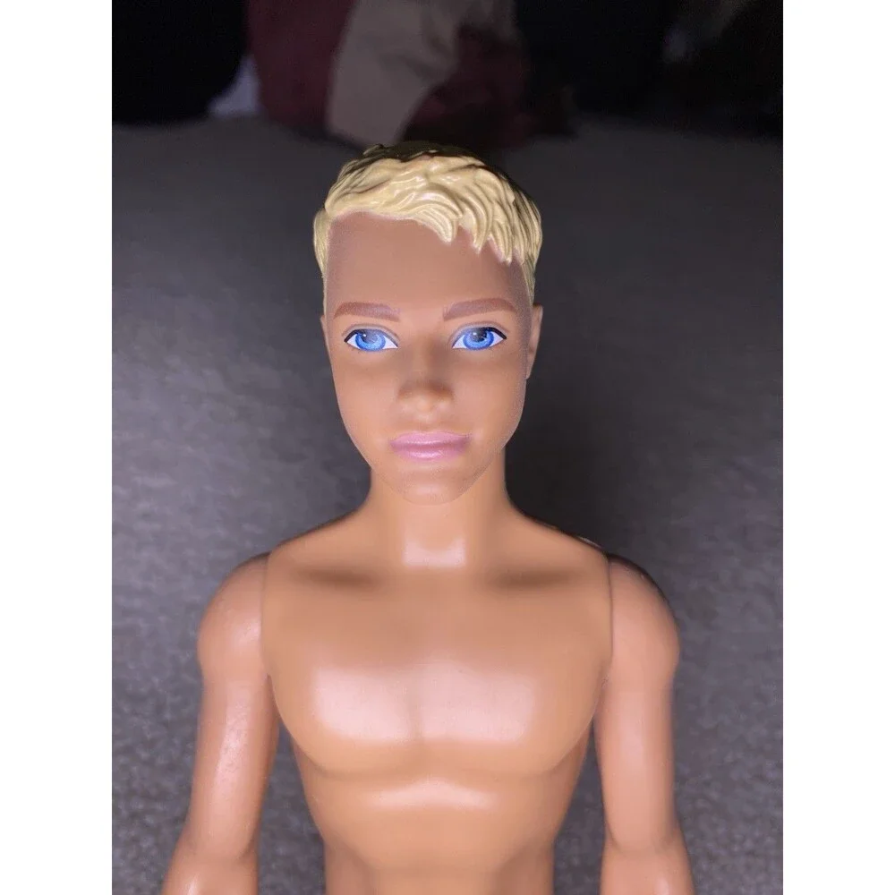 2016 Mattel Ken Fashionistas Doll Blonde Hair Geometric Trunks 12